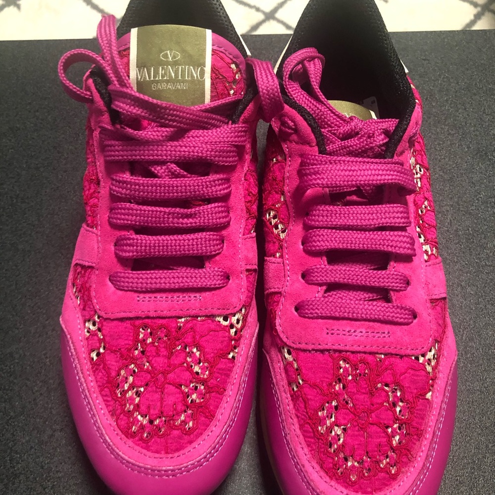Valentino Lace Sneakers- Authentic